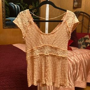 Free people lace blouse